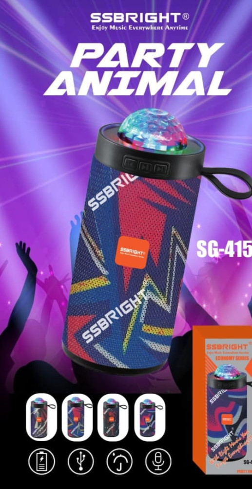 SSBRIGHT PARTY ANIMAL SG-SM415 SPEAKER