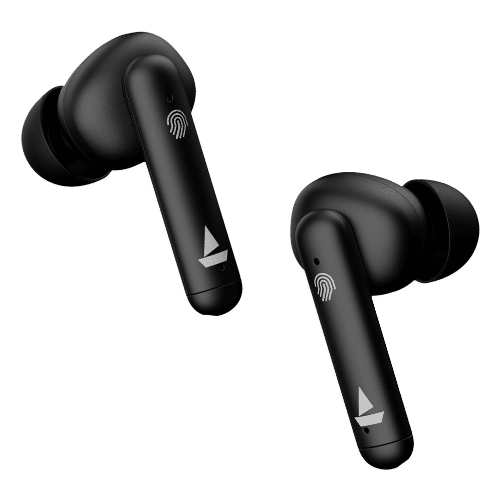 boAt Airdopes 148 TWS Earbuds with Environmental Noise Cancellation (IPX4 Sweat & Water Resistant, 42 Hours Playtime, Black